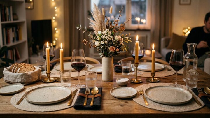 Sådan forberede du et elegant middag for familie og venner