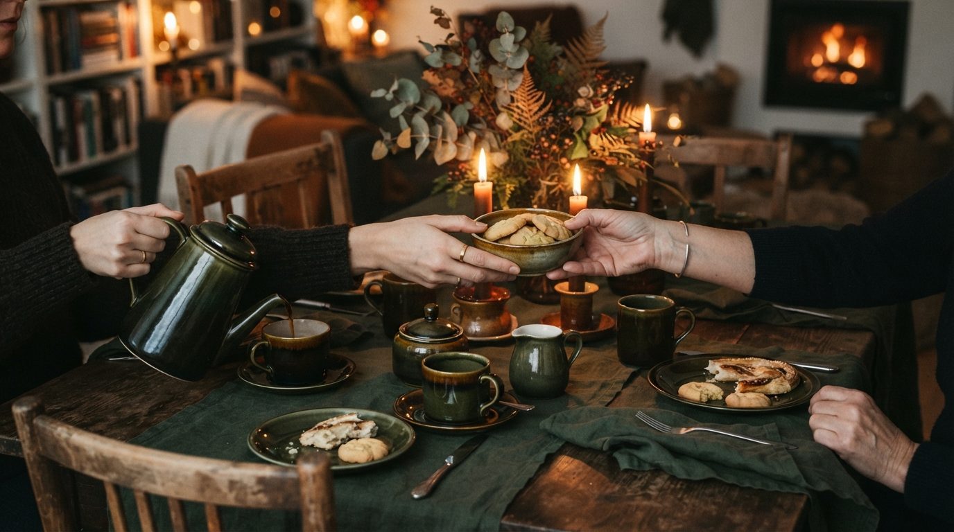 Illustration til guiden: Borddækning til kaffebord: det skal stå fremme